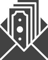 Salary icon vector image. Suitable for mobile apps, web apps and print media.