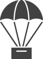 Parachute icon vector image. Suitable for mobile apps, web apps and print media.