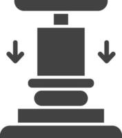 Press icon vector image. Suitable for mobile apps, web apps and print media.
