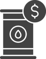Oil Price icon vector image. Suitable for mobile apps, web apps and print media.