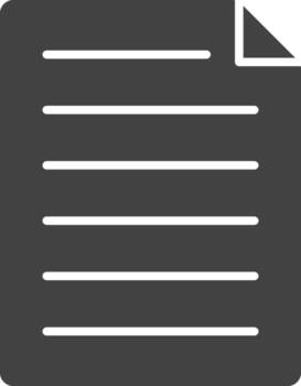 Paper icon vector image. Suitable for mobile apps, web apps and print media.