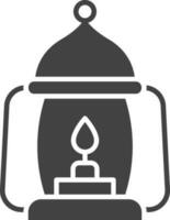 Oil Lamp icon vector image. Suitable for mobile apps, web apps and print media.