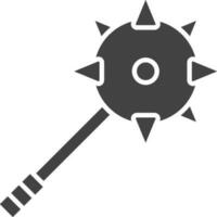 Mace icon vector image. Suitable for mobile apps, web apps and print media.