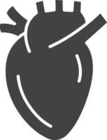 Heart icon vector image. Suitable for mobile apps, web apps and print media.