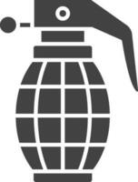 Grenade icon vector image. Suitable for mobile apps, web apps and print media.