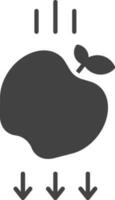 Gravity icon vector image. Suitable for mobile apps, web apps and print media.