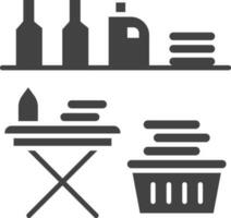 Laundry Room icon vector image. Suitable for mobile apps, web apps and print media.