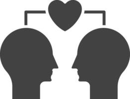 Empathy icon vector image. Suitable for mobile apps, web apps and print media.