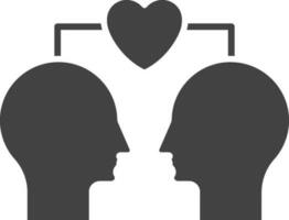 Empathy icon vector image. Suitable for mobile apps, web apps and print media.