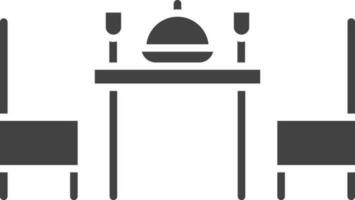 Dinner icon vector image. Suitable for mobile apps, web apps and print media.