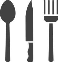 Cutlery icon vector image. Suitable for mobile apps, web apps and print media.