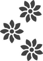 Flowers icon vector image. Suitable for mobile apps, web apps and print media.