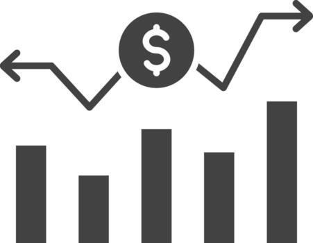 fluctuación icono vector imagen. adecuado para móvil aplicaciones, web aplicaciones y impresión medios de comunicación.