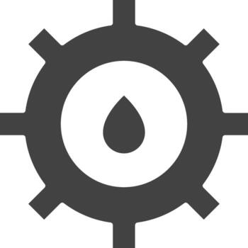 Fluid Mechanics icon vector image. Suitable for mobile apps, web apps and print media.