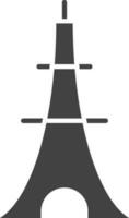Eiffel Tower icon vector image. Suitable for mobile apps, web apps and print media.