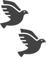 Birds icon vector image. Suitable for mobile apps, web apps and print media.