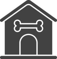 Dog House icon vector image. Suitable for mobile apps, web apps and print media.