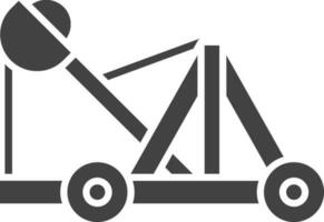 Catapult icon vector image. Suitable for mobile apps, web apps and print media.