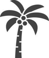 Coconut Tree icon vector image. Suitable for mobile apps, web apps and print media.