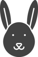 Bunny icon vector image. Suitable for mobile apps, web apps and print media.