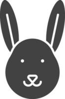 Bunny icon vector image. Suitable for mobile apps, web apps and print media.