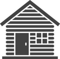 Cabin icon vector image. Suitable for mobile apps, web apps and print media.