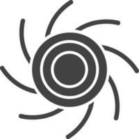 Black Hole icon vector image. Suitable for mobile apps, web apps and print media.