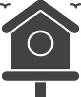Bird House icon vector image. Suitable for mobile apps, web apps and print media.