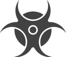 Biohazard Sign icon vector image. Suitable for mobile apps, web apps and print media.