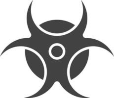 Biohazard Sign icon vector image. Suitable for mobile apps, web apps and print media.