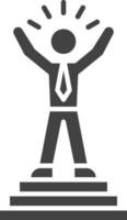 Accomplishment icon vector image. Suitable for mobile apps, web apps and print media.