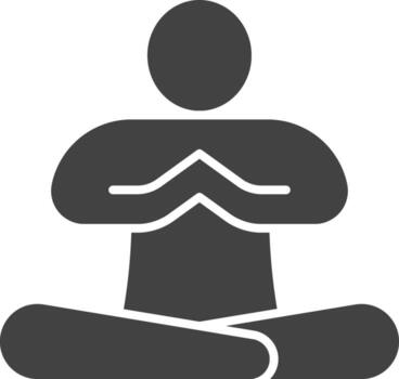 Relaxation icon vector image. Suitable for mobile apps, web apps and print media.