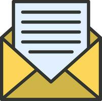 Email icon vector image. Suitable for mobile apps, web apps and print media.