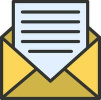 Email icon vector image. Suitable for mobile apps, web apps and print media.