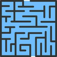 Maze icon vector image. Suitable for mobile apps, web apps and print media.