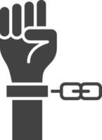 Slavery icon vector image. Suitable for mobile apps, web apps and print media.