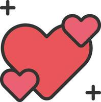 Love icon vector image. Suitable for mobile apps, web apps and print media.