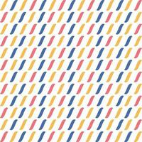 Seamless diagonal wavy shapes pattern vector image