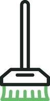 Broom icon vector image. Suitable for mobile apps, web apps and print media.