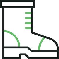 Boot icon vector image. Suitable for mobile apps, web apps and print media.