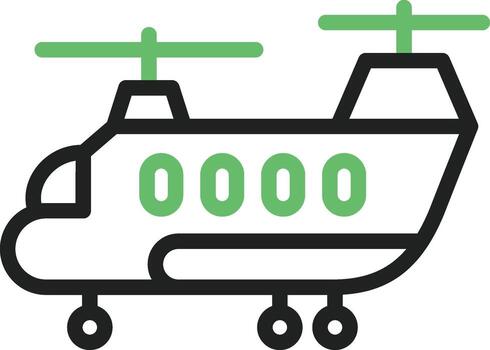 Ejército helicóptero icono vector imagen. adecuado para móvil aplicaciones, web aplicaciones y impresión medios de comunicación.