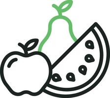 Fruta icono vector imagen. adecuado para móvil aplicaciones, web aplicaciones y impresión medios de comunicación.