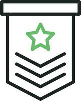 Military icon vector image. Suitable for mobile apps, web apps and print media.