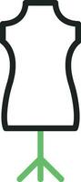 Mannequin icon vector image. Suitable for mobile apps, web apps and print media.