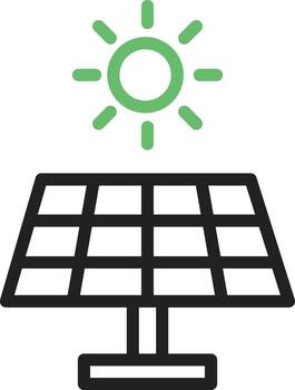 solar panel icono vector imagen. adecuado para móvil aplicaciones, web aplicaciones y impresión medios de comunicación.