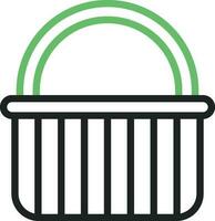 Shopping Basket icon vector image. Suitable for mobile apps, web apps and print media.