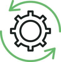 Rotate icon vector image. Suitable for mobile apps, web apps and print media.