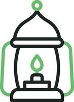 Oil Lamp icon vector image. Suitable for mobile apps, web apps and print media.