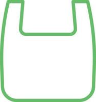 Plastic Bag icon vector image. Suitable for mobile apps, web apps and print media.