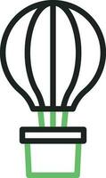 Hot Air Balloon icon vector image. Suitable for mobile apps, web apps and print media.